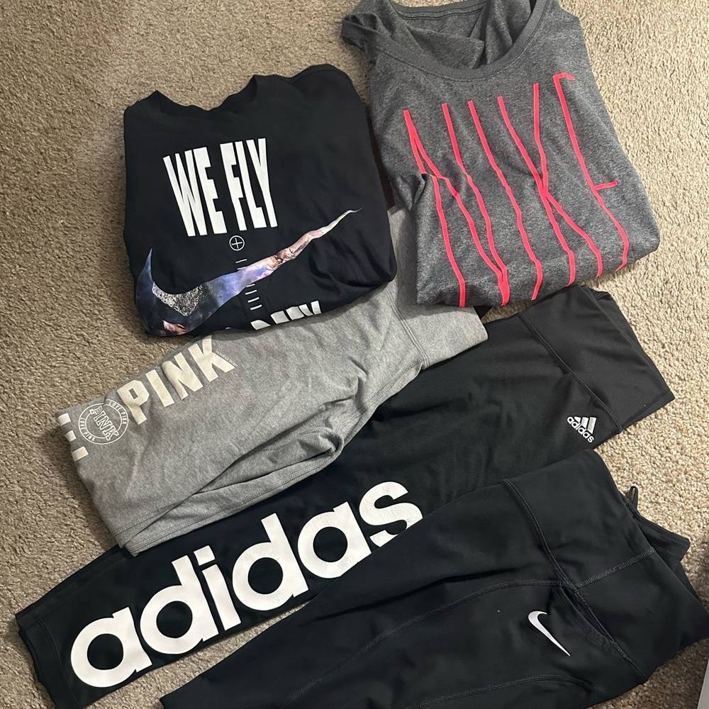 Nike, PINK. Adidas bundle